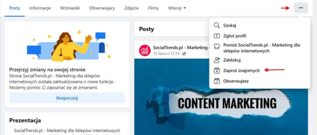 Jak zaprosić do polubienia strony i zwiększyć jej zasięg na Facebooku Jak zaprosić do polubienia strony i zwiększyć jej zasięg na Facebooku