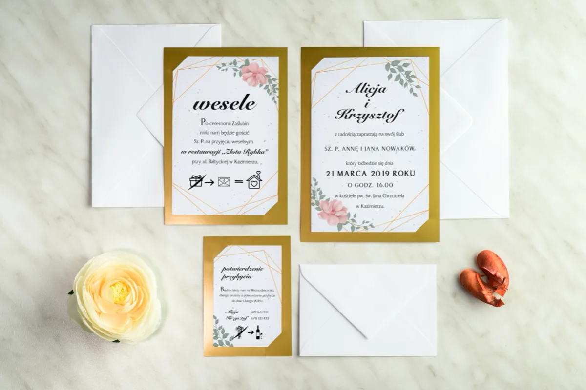 Jak powinno wyglądać zaproszenie, aby było eleganckie i poprawne?
