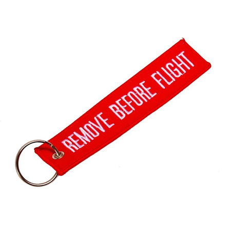 Brelok REMOVE BEFORE FLIGHT