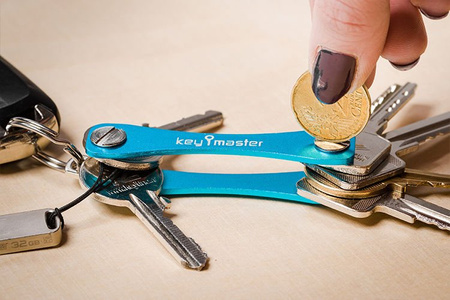 Key master / organizer do kluczy - niebieski