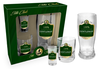 Elite Club - zestaw do alkoholu -  Gentleman